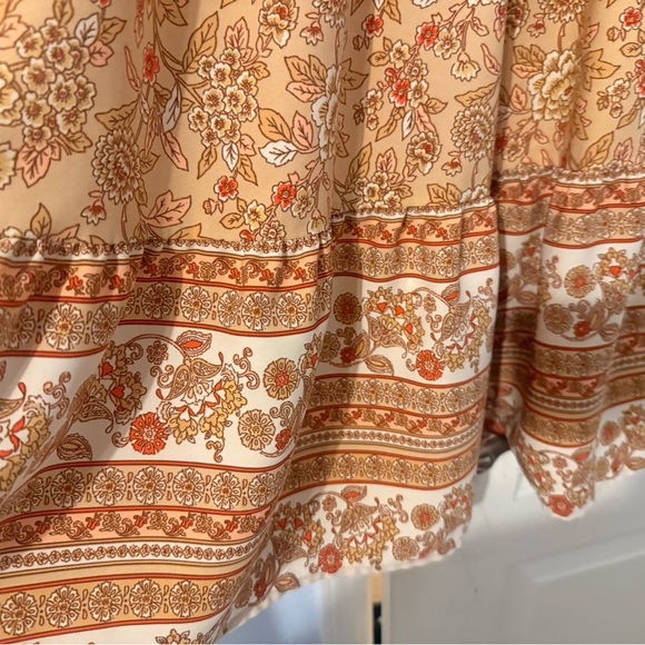 Vintage-Inspired Long Sleeve Floral Dress - Picture 5 of 5